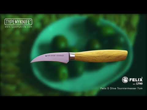 Felix S Olive Tourniermesser 7cm - TYPEMYKNIFE®