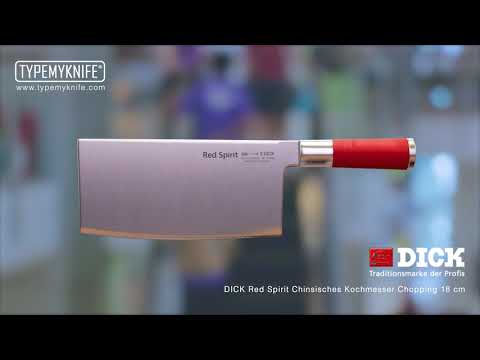 DICK Red Spirit Chinesisches Kochmesser Chopping 18 cm
