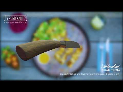 Saladini Collezione Cucina Tourniermesser Bocote 7 cm