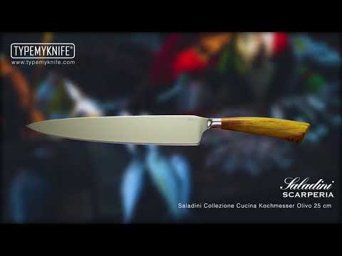 Saladini Collezione Cucina Kochmesser Olivo 25 cm
