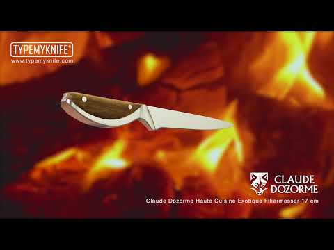 Claude Dozorme Haute Cuisine Exotique Filiermesser 17 cm