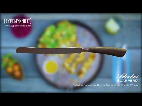 Saladini Collezione Cucina Brotmesser Bocote 23 cm