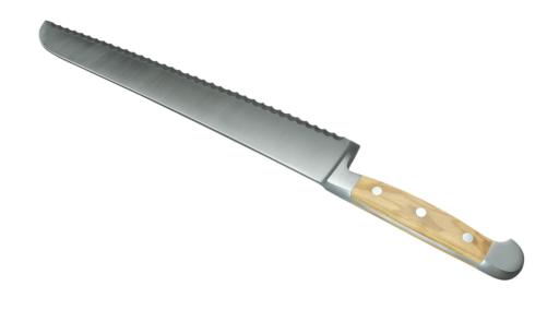 GÜDE Alpha Olive Brotmesser 32 cm | 3D Gravur Konfigurator | 4