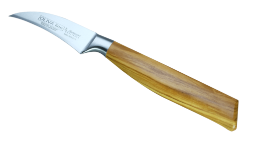 Burgvogel Oliva Line peeling knife 7cm | 3D Gravur Konfigurator | 3