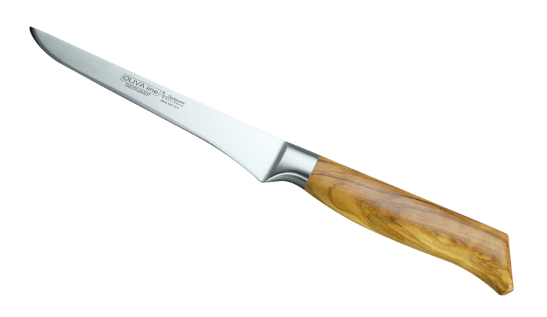 Burgvogel Oliva Line Boning knife 15 cm flexible | 3D Gravur Konfigurator | 7