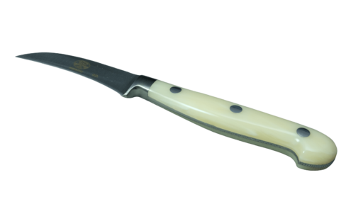 Coltellerie Berti Collezione Cucina Pro Peeling knife PLexiglass Crema 7 cm | 3D Gravur Konfigurator | 3
