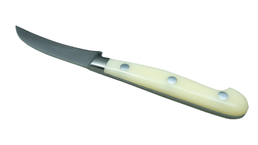 Coltellerie Berti Collezione Cucina Pro Peeling knife PLexiglass Crema 7 cm | 3D Gravur Konfigurator | 4