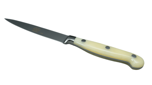 Coltellerie Berti Collezione Cucina Pro Office Knife Plexiglass Crema 11,5 cm | 3D Gravur Konfigurator | 4