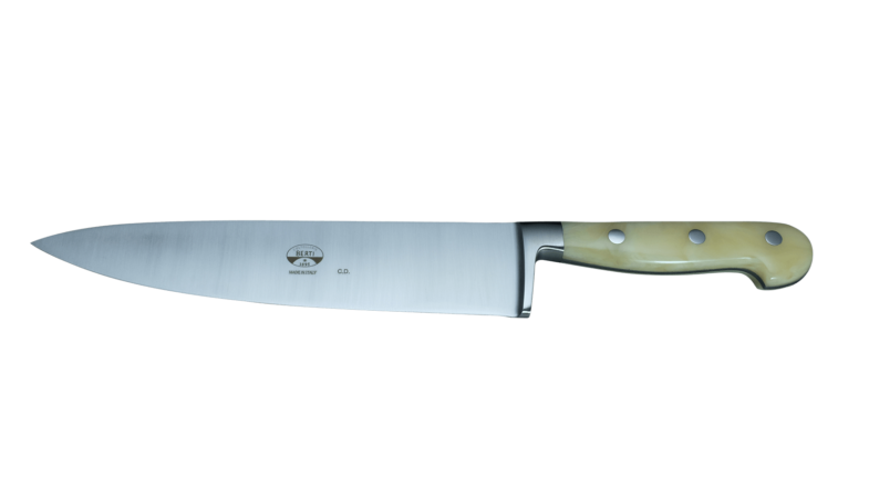 Coltellerie Berti Collezione Cucina Pro Chef`s Knife Plexiglass Crema 20 cm