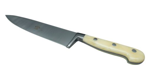 Coltellerie Berti Collezione Cucina Pro Chef`s Knife Plexiglass Crema 20 cm | 3D Gravur Konfigurator | 3