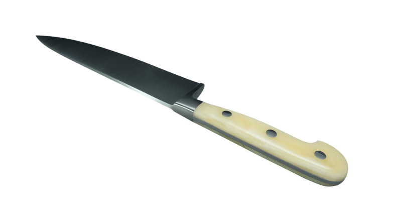 Coltellerie Berti Collezione Cucina Pro Chef`s Knife Plexiglass Crema 20 cm | 3D Gravur Konfigurator | 9