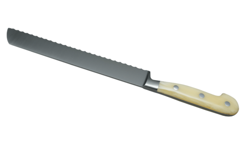 Coltellerie Berti Collezione Cucina Pro Bread knife Plexiglass Crema 22 cm | 3D Gravur Konfigurator | 4