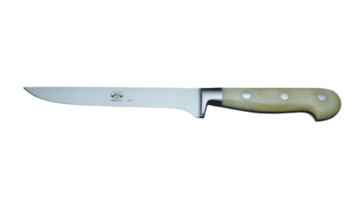 Coltellerie Berti Collezione Cucina Pro Boning knife Plexiglass Crema16 cm