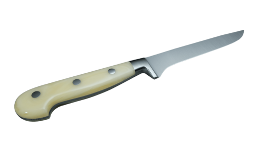 Coltellerie Berti Collezione Cucina Pro Boning knife Plexiglass Crema16 cm | 3D Gravur Konfigurator | 5