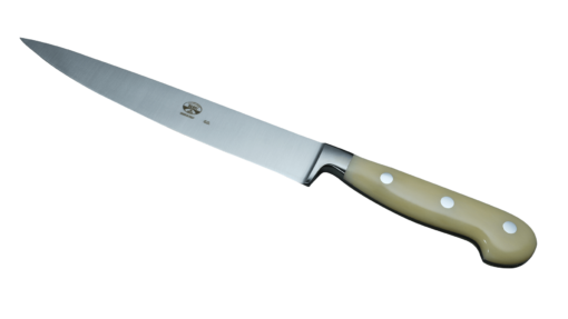 Coltellerie Berti Collezione Cucina Pro Fillet knife flexibel Plexiglass Crema 21 cm | 3D Gravur Konfigurator | 3