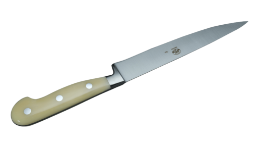 Coltellerie Berti Collezione Cucina Pro Fillet knife flexibel Plexiglass Crema 21 cm | 3D Gravur Konfigurator | 6