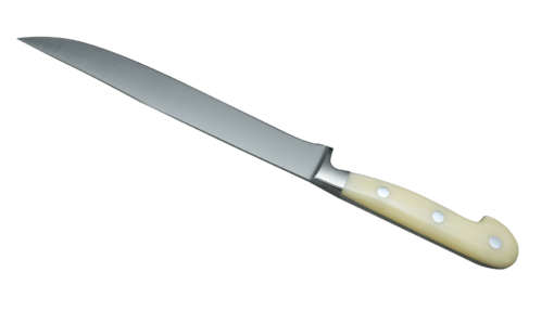 Coltellerie Berti Collezione Cucina Pro Carving knife Plexiglass Crema 22,5 cm | 3D Gravur Konfigurator | 4