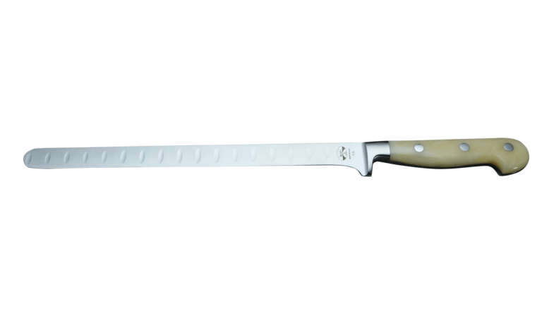 Coltellerie Berti Collezione Cucina Pro Salmon Knife Plexiglas Crema Kulle 26 cm