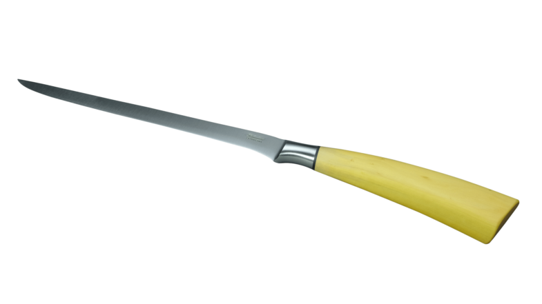 Saladini Collezione Cucina Fillet knife flexibel Boxwood 16 cm | 3D Gravur Konfigurator | 7