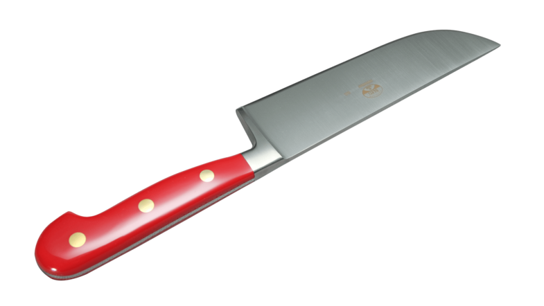 Coltellerie Berti Collezione Cucina Pro Herb knife Plexiglas rosso 17 cm | 3D Gravur Konfigurator | 13