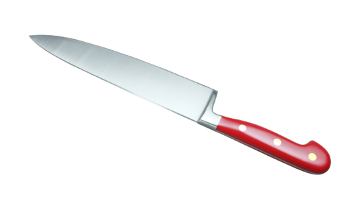 Coltellerie Berti Collezione Cucina Pro Carving knife Plexiglass Rosso 22,5 cm | 3D Gravur Konfigurator | 4