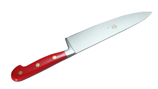 Coltellerie Berti Collezione Cucina Pro Carving knife Plexiglass Rosso 22,5 cm | 3D Gravur Konfigurator | 6