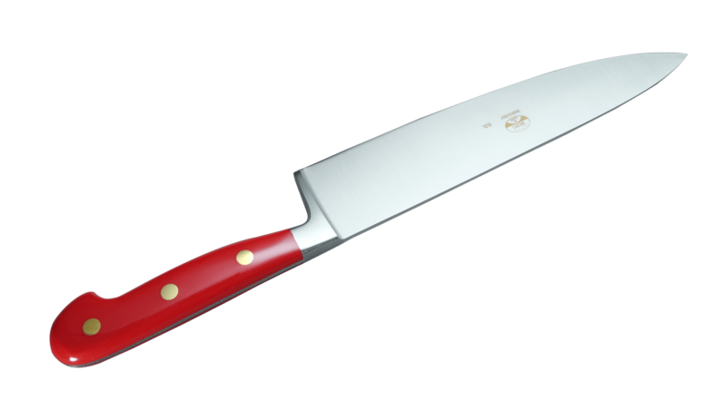 Coltellerie Berti Collezione Cucina Pro Carving knife Plexiglass Rosso 22,5 cm | 3D Gravur Konfigurator | 13