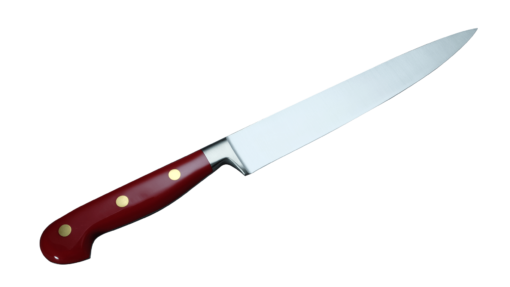 Coltellerie Berti Collezione Cucina Pro Fillet knife flexibel Plexiglass Rosso 21 cm | 3D Gravur Konfigurator | 5