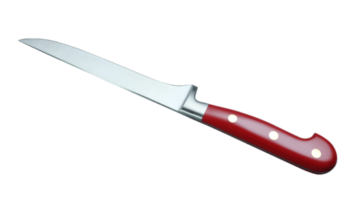 Coltellerie Berti Collezione Cucina Pro Boning knife Plexiglass Rosso 16 cm | 3D Gravur Konfigurator | 4