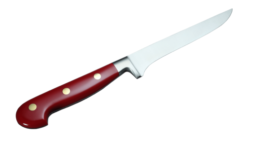 Coltellerie Berti Collezione Cucina Pro Boning knife Plexiglass Rosso 16 cm | 3D Gravur Konfigurator | 5