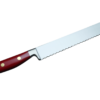 Coltellerie Berti Collezione Cucina Pro Brotmesser Plexiglass Rosso 22 cm | 3D Gravur Konfigurator | 9