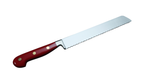 Coltellerie Berti Collezione Cucina Pro Bread knife Plexiglass Rosso 22 cm | 3D Gravur Konfigurator | 5