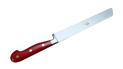 Coltellerie Berti Collezione Cucina Pro Bread knife Plexiglass Rosso 22 cm | 3D Gravur Konfigurator | 6