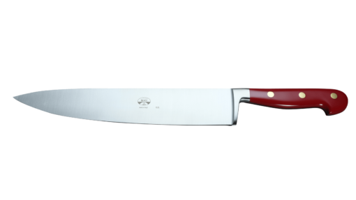 Coltellerie Berti Collezione Cucina Pro Chef`s Knife Plexiglass Rosso 25 cm
