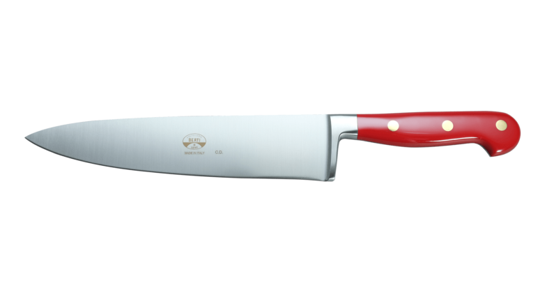 Coltellerie Berti Collezione Cucina Pro Chef`s Knife Plexiglass Rosso 20 cm
