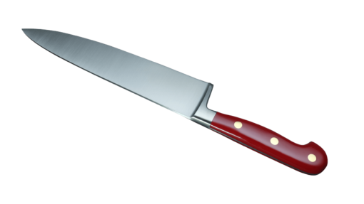 Coltellerie Berti Collezione Cucina Pro Chef`s Knife Plexiglass Rosso 20 cm | 3D Gravur Konfigurator | 4