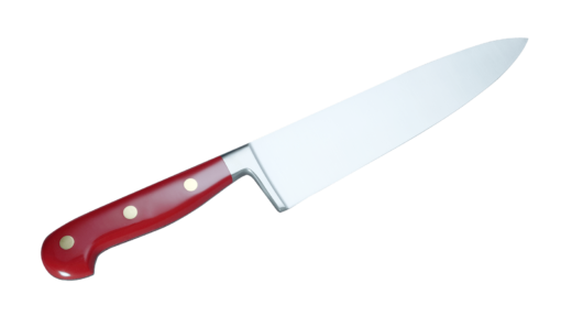 Coltellerie Berti Collezione Cucina Pro Chef`s Knife Plexiglass Rosso 20 cm | 3D Gravur Konfigurator | 5