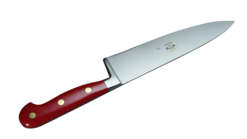 Coltellerie Berti Collezione Cucina Pro Chef`s Knife Plexiglass Rosso 20 cm | 3D Gravur Konfigurator | 6
