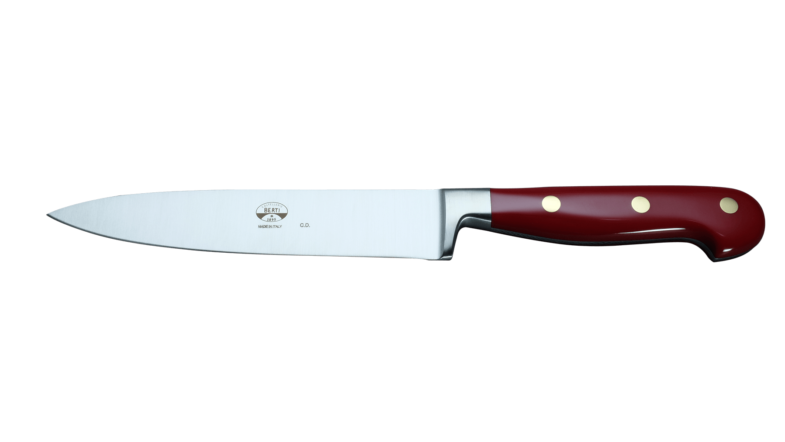 Coltellerie Berti Collezione Cucina Pro Carving knife Plexiglass Rosso 16 cm