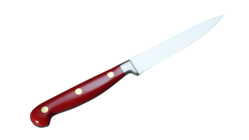Coltellerie Berti Collezione Cucina Pro Office Knife Plexiglass Rossa 11,5 cm | 3D Gravur Konfigurator | 5
