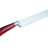 Coltellerie Berti Collezione Cucina Bread knife Plexiglass Rosso 22 cm | 3D Gravur Konfigurator | 9