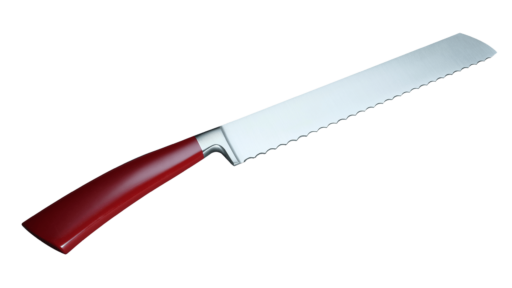 Coltellerie Berti Collezione Cucina Bread knife Plexiglass Rosso 22 cm | 3D Gravur Konfigurator | 5