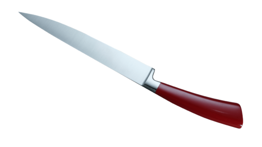 Coltellerie Berti Collezione Cucina Fillet knife flexibel Plexiglass Rosso 21 cm | 3D Gravur Konfigurator | 4