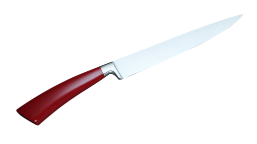 Coltellerie Berti Collezione Cucina Fillet knife flexibel Plexiglass Rosso 21 cm | 3D Gravur Konfigurator | 5