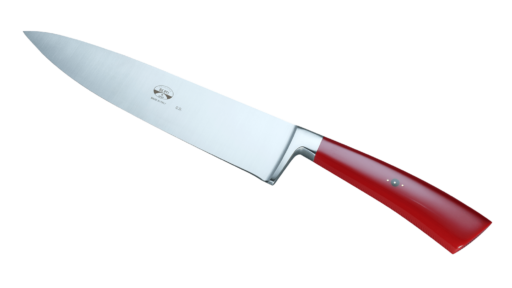 Coltellerie Berti Collezione Cucina Chef`s Knife Plexiglass Rosso 20 cm | 3D Gravur Konfigurator | 3