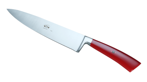 Coltellerie Berti Collezione Cucina Chef`s Knife Plexiglass Rosso 25 cm | 3D Gravur Konfigurator | 3