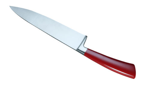 Coltellerie Berti Collezione Cucina Chef`s Knife Plexiglass Rosso 20 cm | 3D Gravur Konfigurator | 4