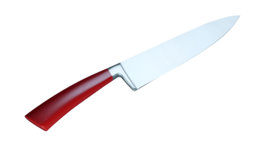 Coltellerie Berti Collezione Cucina Chef`s Knife Plexiglass Rosso 20 cm | 3D Gravur Konfigurator | 5