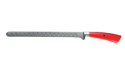 Coltellerie Berti Collezione Cucina Salmon Knife Plexiglas Rosso Kulle 26 cm