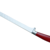 Coltellerie Berti Collezione Cucina Salmon Knife Plexiglas Rosso Kulle 26 cm | 3D Gravur Konfigurator | 8